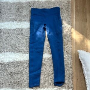 blue athleta leggings